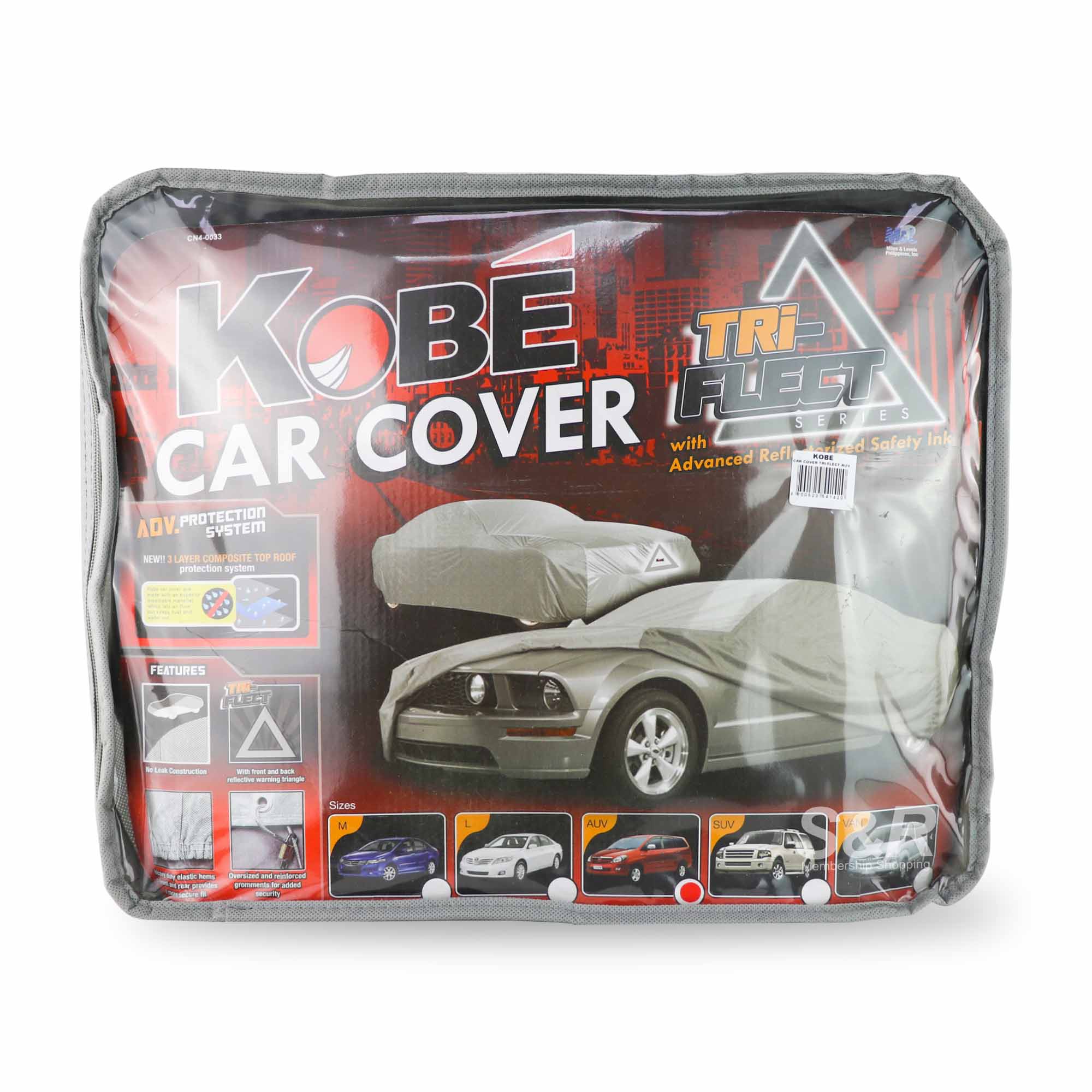 Kobe AUV size Car Cover 1pc